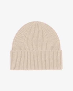 Bonnet en laine mérinos - Blanc ivoire