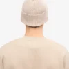 Bonnet en laine mérinos - Blanc ivoire