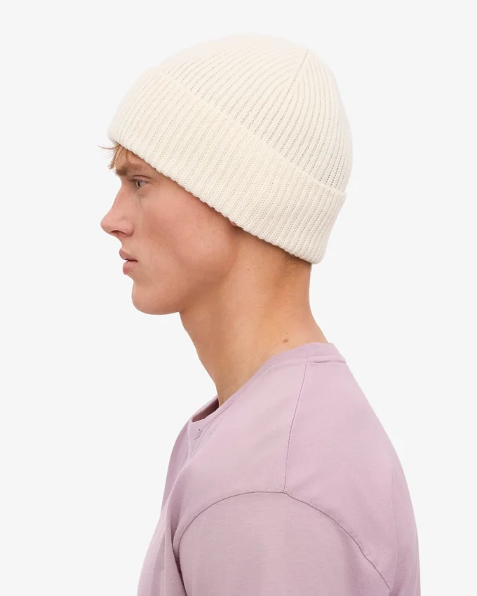 Bonnet en laine mérinos - Bleu bord de mer