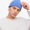 Bonnet en laine mérinos - Bleu Pacifique