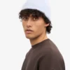 Bonnet en laine mérinos - Bleu polaire