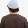 Bonnet en laine mérinos - Bleu polaire