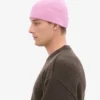 Bonnet en laine mérinos - Fleur de cerisier