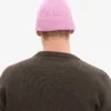 Bonnet en laine mérinos - Fleur de cerisier