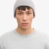 Bonnet en laine mérinos - Gris chiné
