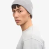 Bonnet en laine mérinos - Gris chiné