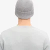 Bonnet en laine mérinos - Gris chiné