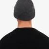 Bonnet en laine mérinos - Gris lave