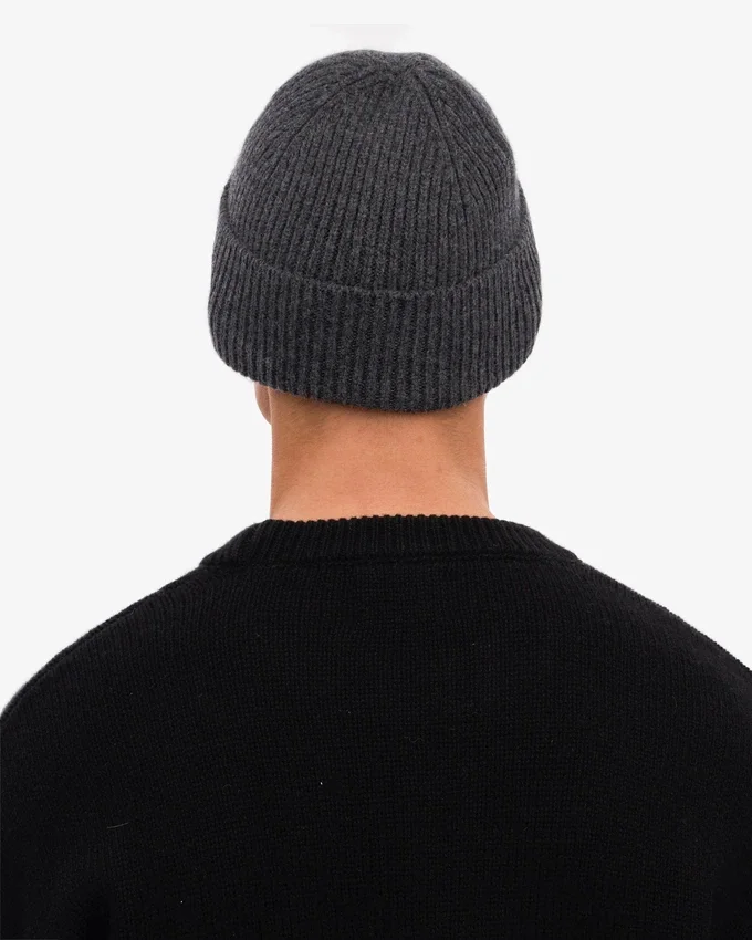 Bonnet en laine mérinos - Gris lave