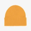 Bonnet en laine mérinos - Jaune brûlé