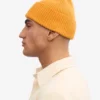 Bonnet en laine mérinos - Jaune brûlé