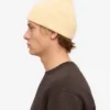 Bonnet en laine mérinos - Jaune pâle