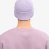 Bonnet en laine mérinos - Bleu pétrole