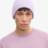 Bonnet en laine mérinos - Lavande pâle