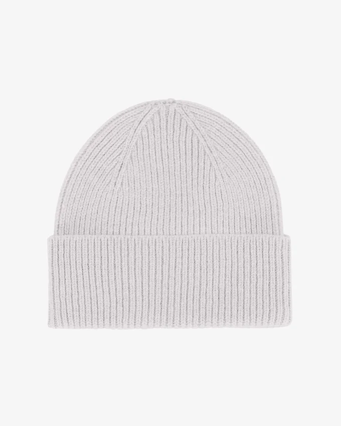 Bonnet en laine mérinos - Mélange neige
