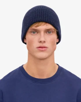 Bonnet en laine mérinos – Mélange neige