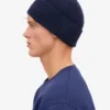 Bonnet en laine mérinos - Bleu marine