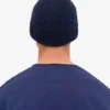 Bonnet en laine mérinos - Bleu marine
