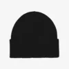 Bonnet en laine mérinos - Noir intense