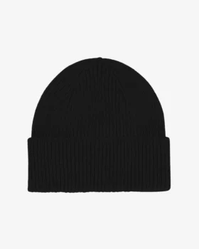 Bonnet en laine mérinos - Noir intense