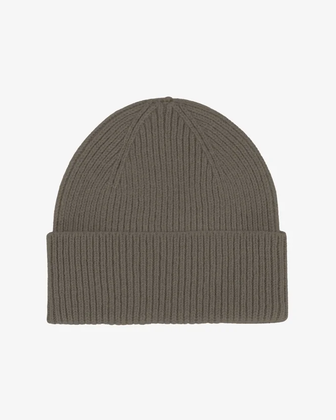 Bonnet en laine mérinos - Olive poussiéreux
