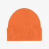 Bonnet en laine mérinos - Orange brûlé