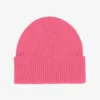 Bonnet en laine mérinos - Rose bubble-gum