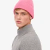 Bonnet en laine mérinos - Rose bubble-gum