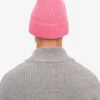 Bonnet en laine mérinos - Rose bubble-gum