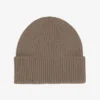Bonnet en laine mérinos - Taupe chaud