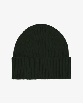 Bonnet en laine mérinos - Vert chasseur