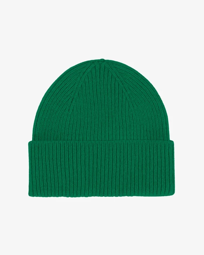 Bonnet en laine mérinos - Vert Kelly