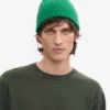 Bonnet en laine mérinos - Vert Kelly