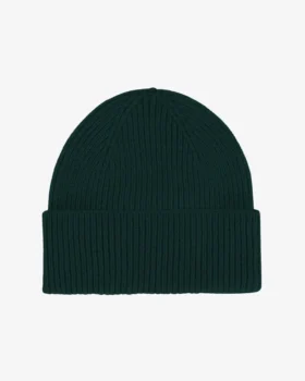 Bonnet en laine mérinos - Vert émeraude