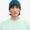 Bonnet en laine mérinos - Vert océan