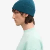 Bonnet en laine mérinos - Vert océan