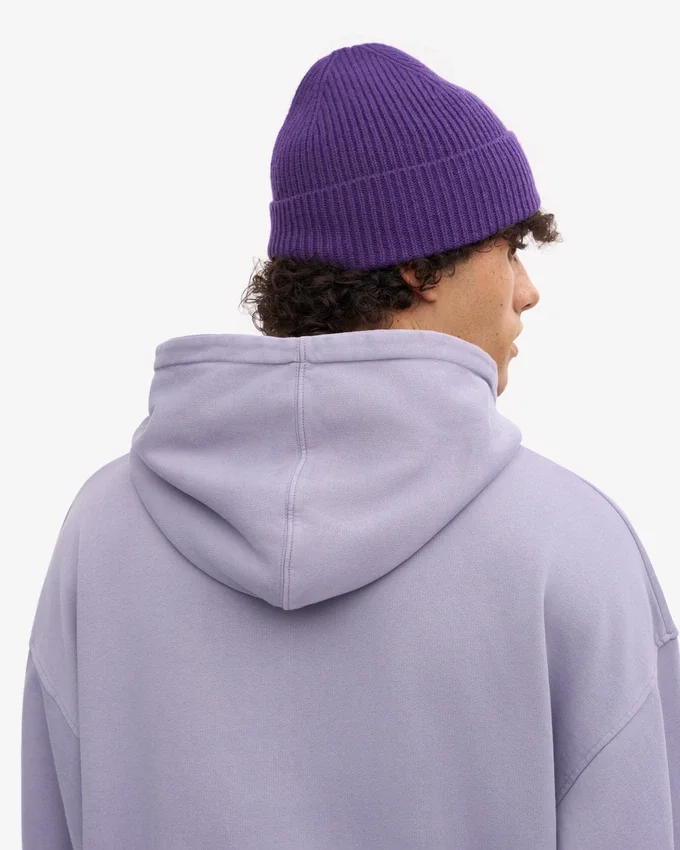 Bonnet en laine mérinos - Violet ultra