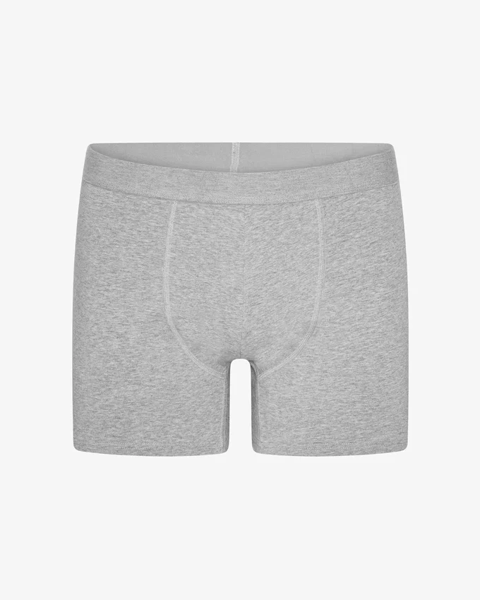 Boxer Classic Organic en coton bio - Gris chiné