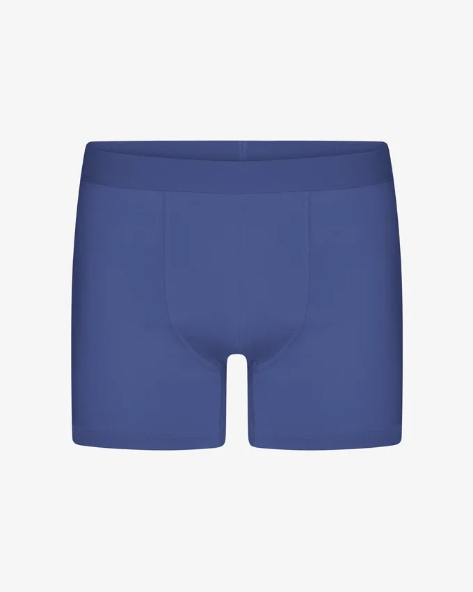Boxer classique en coton Organic - Bleu marine