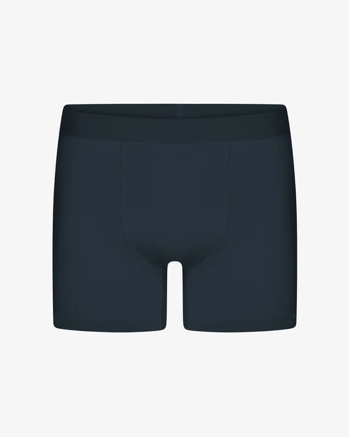 Boxer classique en coton Organic - Bleu pétrole