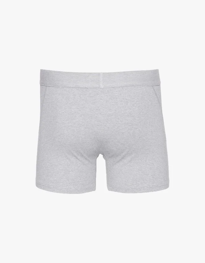 Boxer classique en coton Organic - Mélange neige
