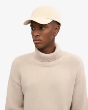 Casquette en coton bio – Blanc ivoire