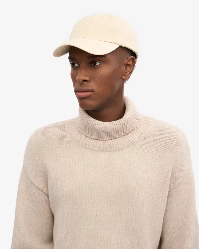 Casquette en coton bio - Blanc ivoire