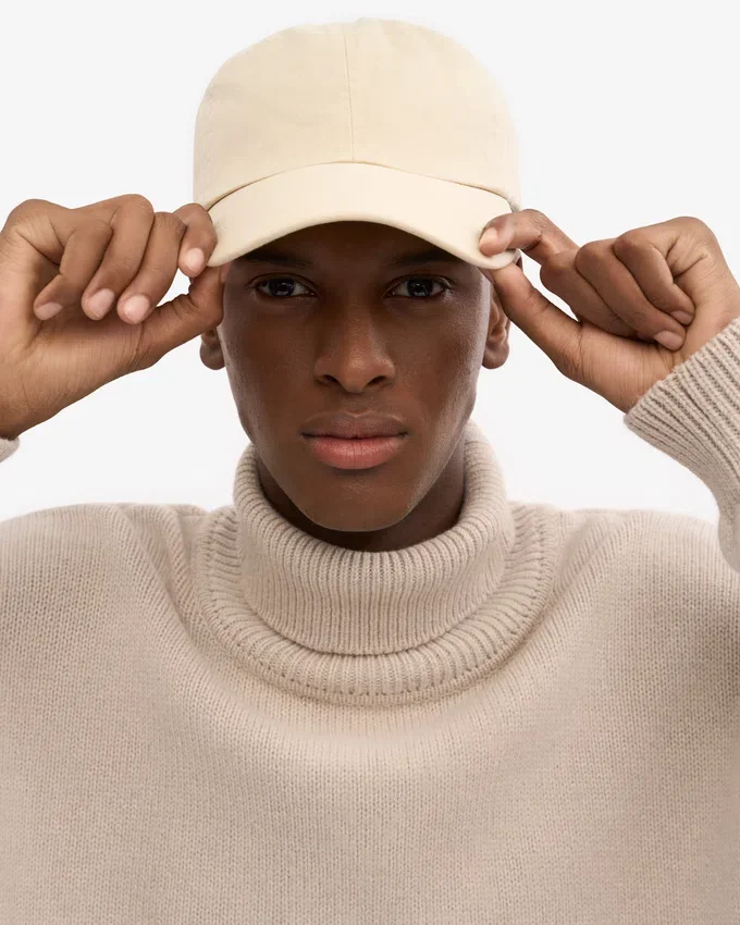 Casquette en coton bio - Blanc ivoire