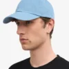 Casquette en coton bio - Bleu bord de mer