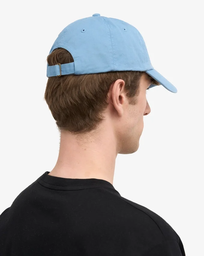 Casquette en coton bio - Bleu bord de mer