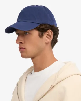 Casquette en coton bio – Bleu marine