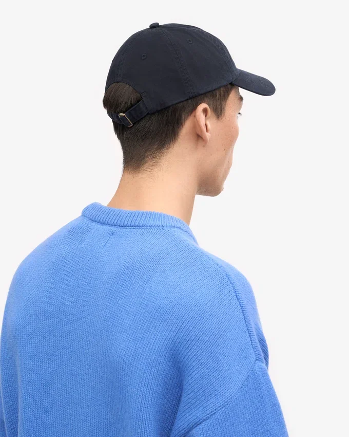 Casquette en coton bio - Bleu marine