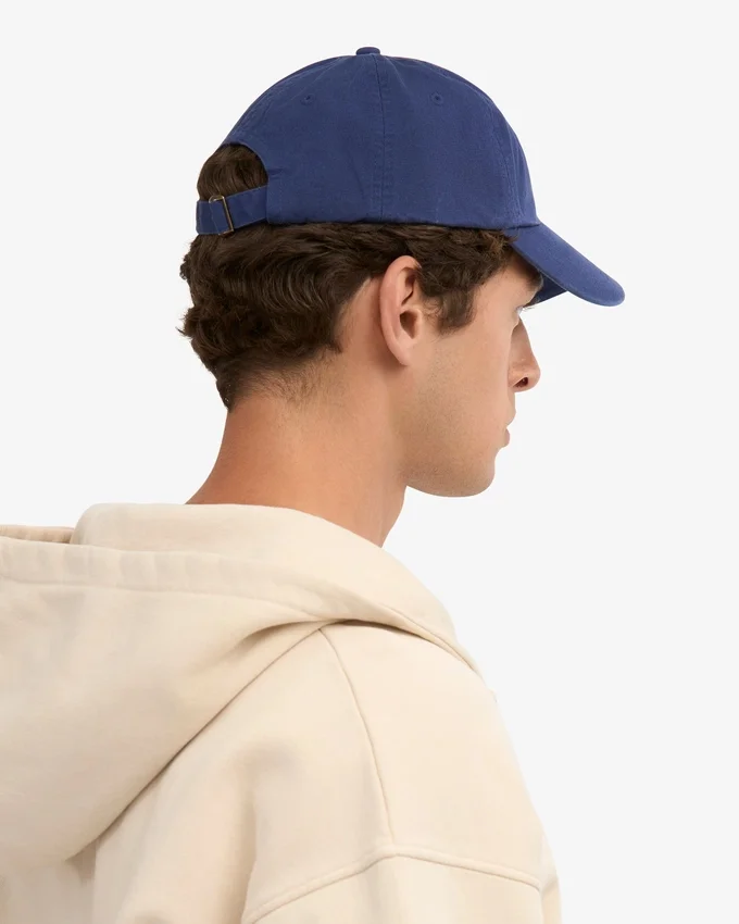 Casquette en coton bio - Bleu marine