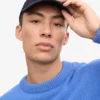 Casquette en coton bio - Bleu marine
